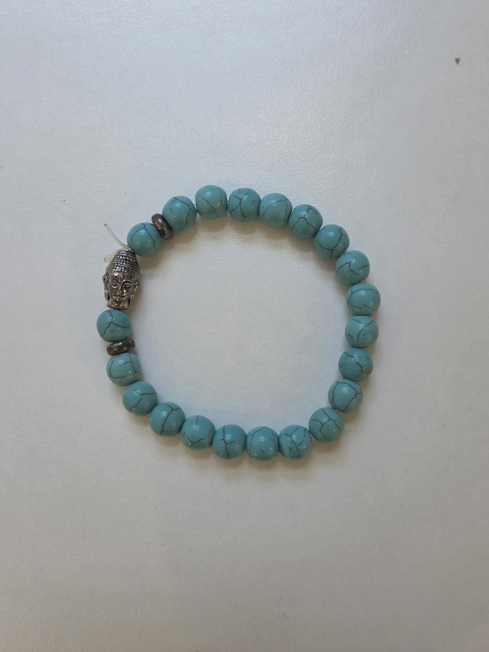 Turquoise Beaded Buddha Bracelet